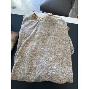 GADEWAKE Women's Heathered Knit Long Sleeve Casual Pullover Top Size Medium